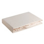 Prestieradlo 100x200 / 25 cm z bavlneného saténu - bežová